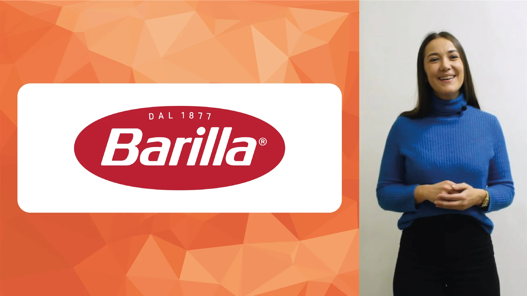 Vignette vidéo du témoignage client Barilla