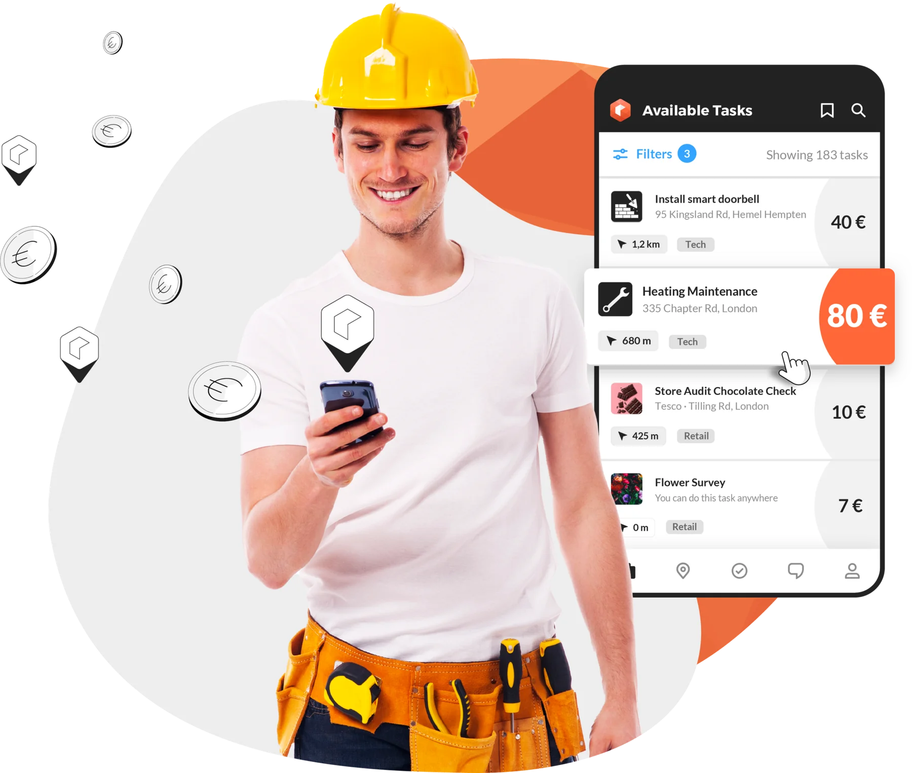 Roamler technical tasks