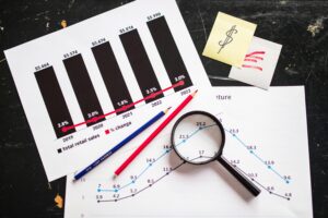 Sales data graphs